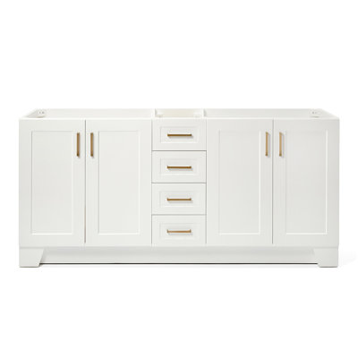 72" Double Bathroom Vanity Base Only