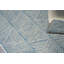 Kascata Hand Tufted Geometric Area Rug in Blue/Ivory-93724953