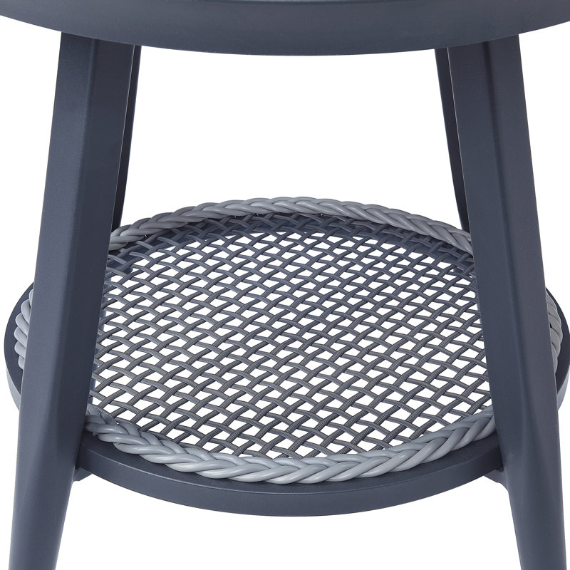 Finegan 2 - Person Patio Conversation Set with Cushions, Gray, Gray
