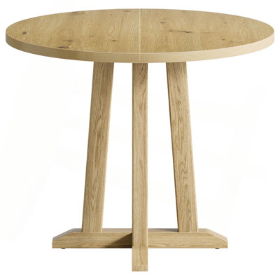 Table de voeux compacte, table de cuisine en bois, table de salle à manger ronde, table de lecture
