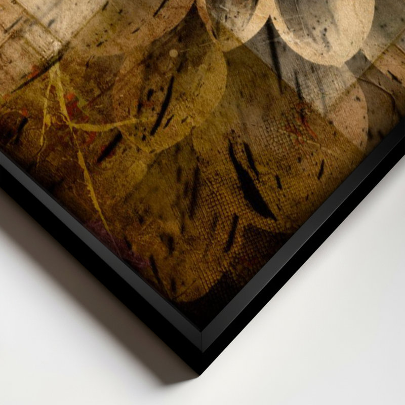 «Daisy», ensemble de 2 reproductions sur toiles, H 14 po x l 20 po, Noir, Framed Print without Mat