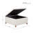 Gotelind Natural Square Storage Ottoman