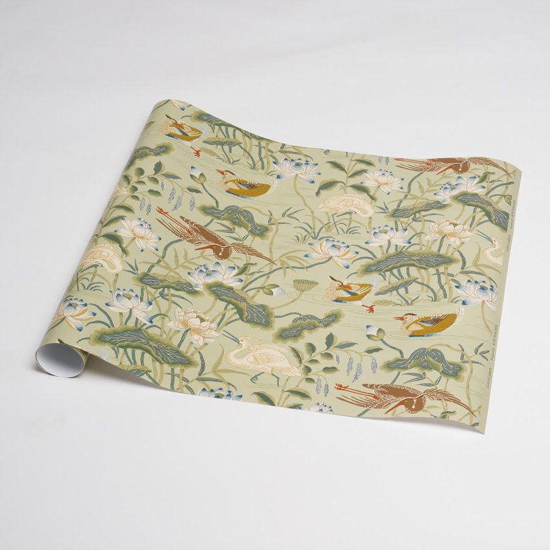 Papier d'emballage Lotus Garden