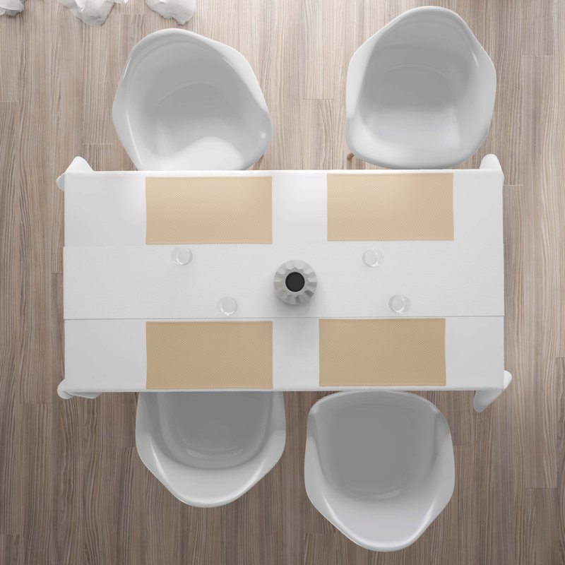 Polyester Striped Rectangle Placemat