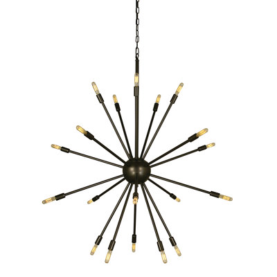 Lustre sphérique spoutnik 24 lumières Frizzell