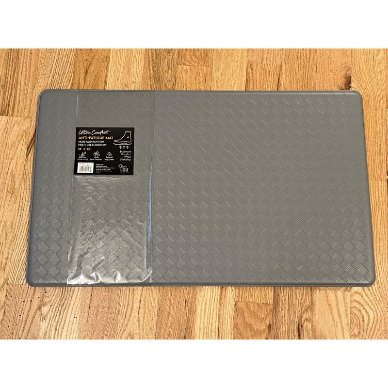 Tapis de bain de couleur unie, 20", 39", Argent