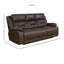 Canapé inclinable à accoudoirs coussinés de 86 po Aprill-47415470