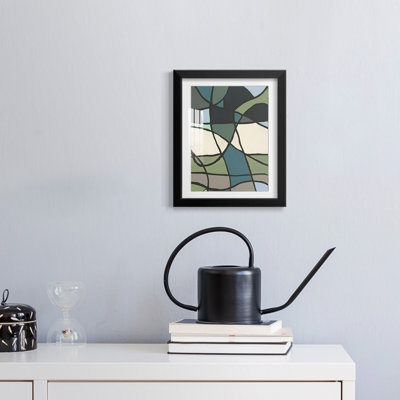 Multicolor Stained Glass I -Framed Print