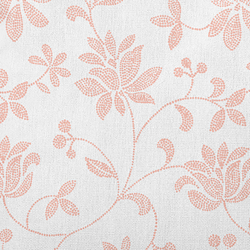 Housse et coussin rectangulaires en polyester / mélange de polyester par E by Design, Rose