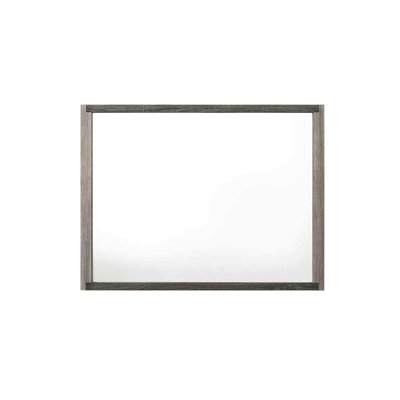 Miroir à cadre gris