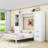 Murphy Bed with Closet, Drawers and Shelves-426032970