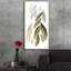 Art mural en verre épique «Leafy Cascade» par Kristy riz, 24 po x 48 po-210885282
