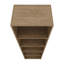 Bibliothèque Verdi Eco, 5 tablettes, bois manufacturé Macadamia / blanc-441403800-441403777