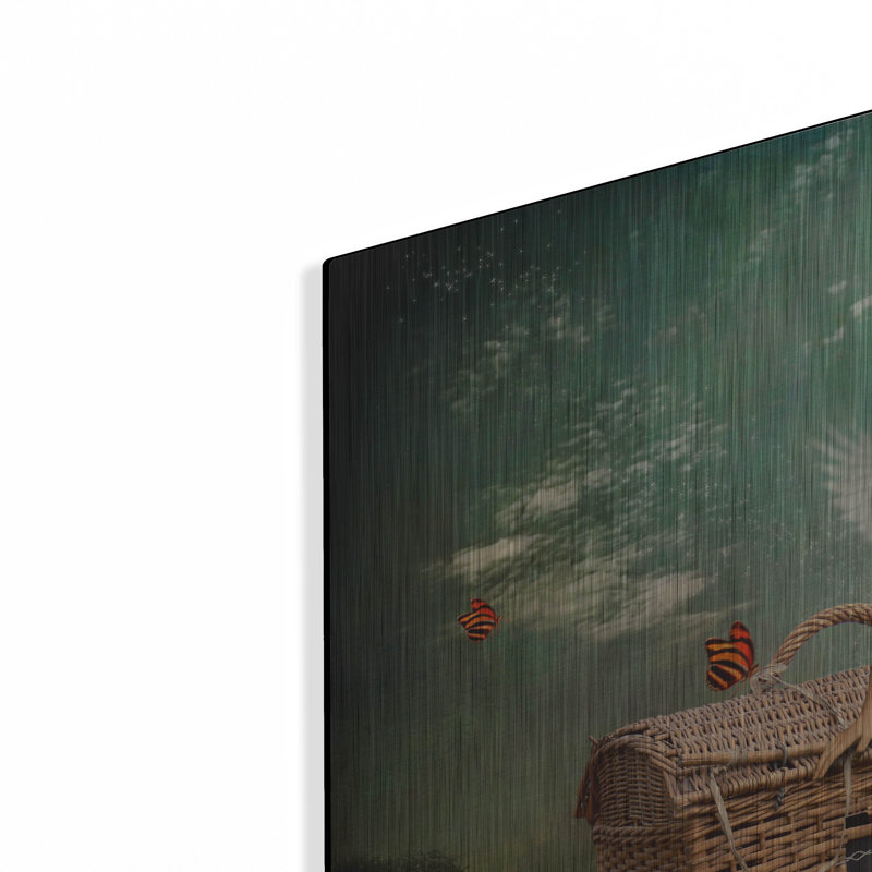 «The Guardian of The Universe» par Martine Roch, art mural en métal, H 24 po x l 24 po