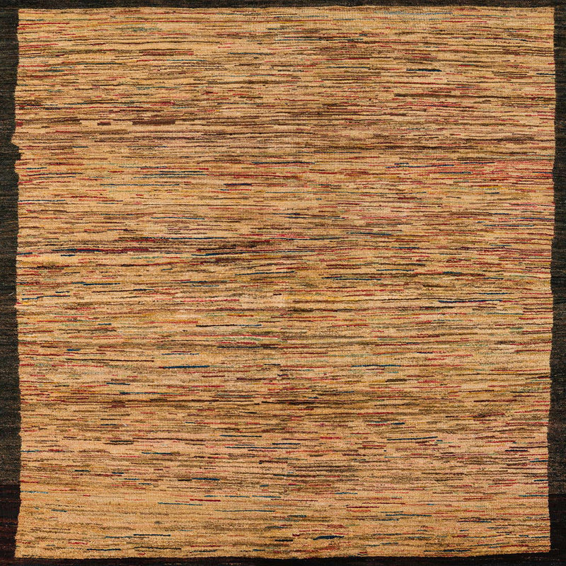 Tapis abstrait moderne 4965, Carré 6 pi