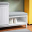 Heckson Polyester Upholstered Storage Bench