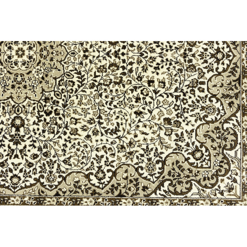 Tapis oriental gris / beige en laine noué à la main 10 pi x 8 pi Paighton
