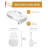Night Lights Plug Into Wall [2 Pack], Colour Changing Night Light For Kids, 8-Colour RGB LED Nightlight With Dusk To Dawn Sensor