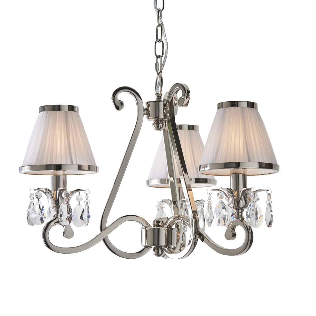 Conlon 3-Light Shaded Chandelier
