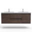 Angela 60" Double Wall Mounted Sink Vanity