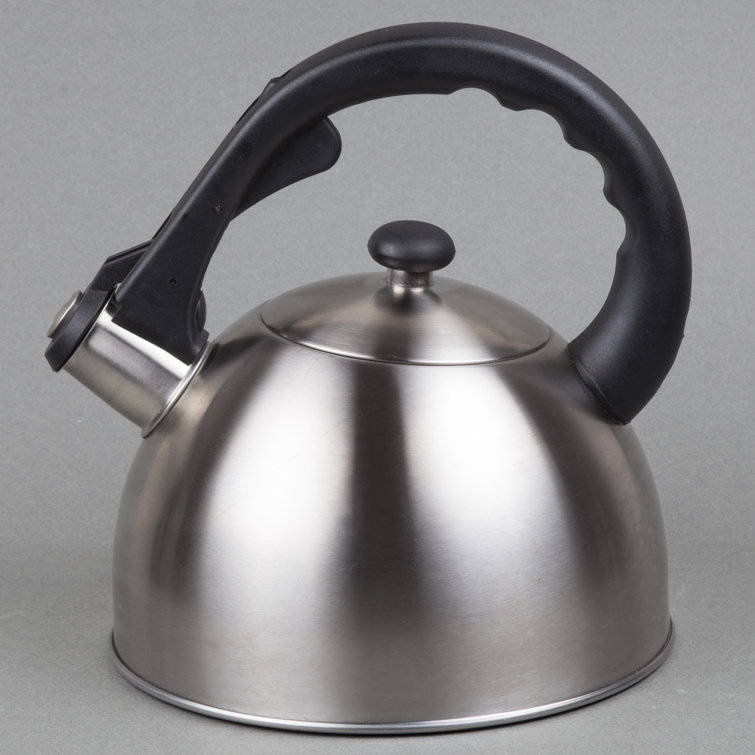 Elegant Stainless Steel Whistling Tea Kettle