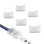 4 Pin LED Strip Light RGB Wire to Tape Connector, 6 Pack
