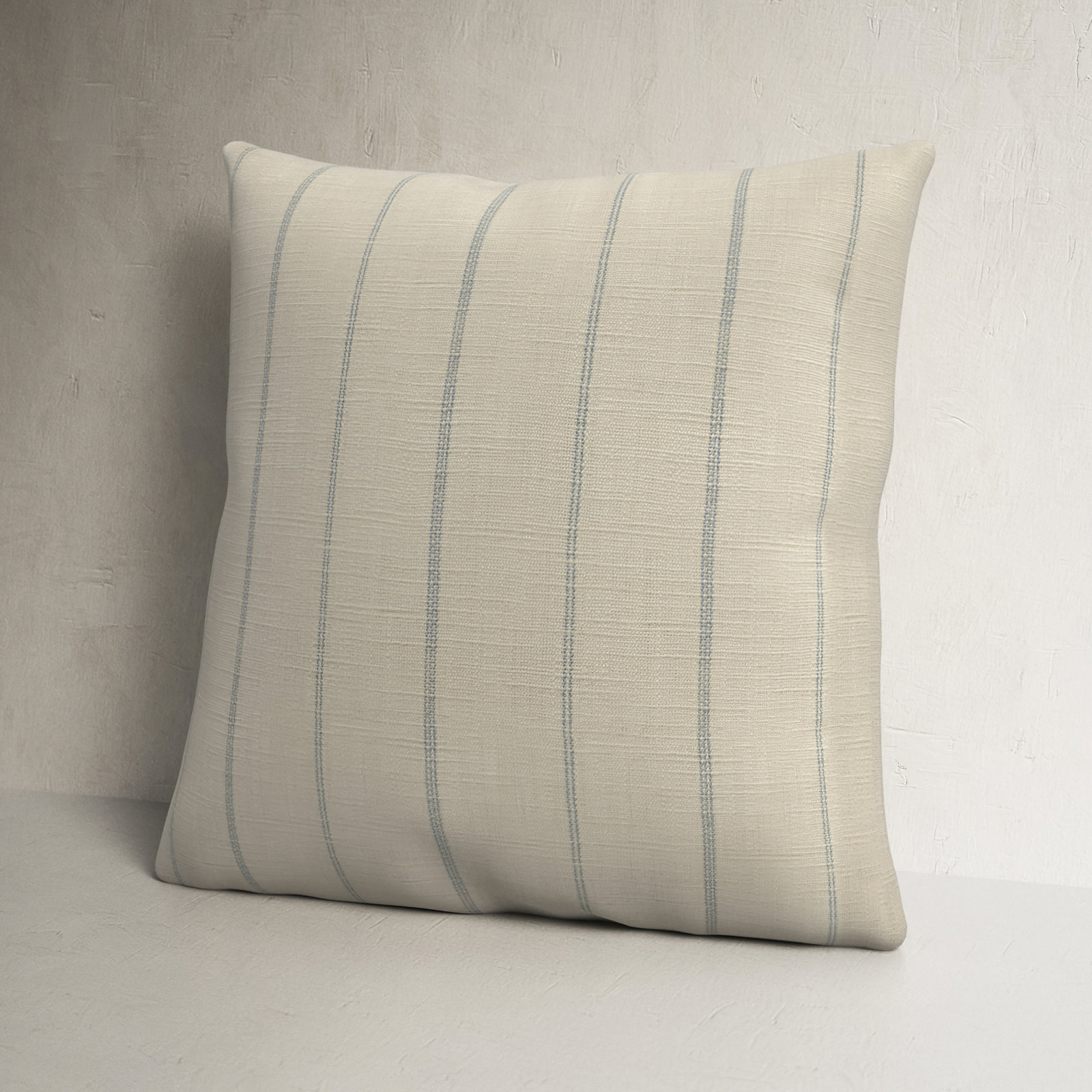 Clara 22" x 22" Pillow Cover, Beige, 22" x 22", Pillow Cover Only - No Insert