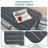 Outdoor 4-Piece Aluminum Sofa Set With Thick Zippered Cushions
