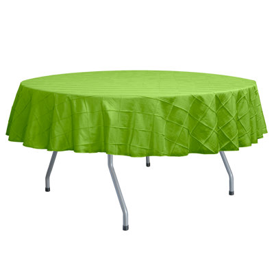 Ultimate Textile Embroidered Pintuck Taffeta Tablecloth