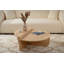 Modern Walnut Coffee Table, 90 x 30 x 60 cm, 100% Melamine Coated Particle Board, Thickness: 0 cm, Design for Living Room, Durable & Stylish, For Contemporary Home Décor-105489153