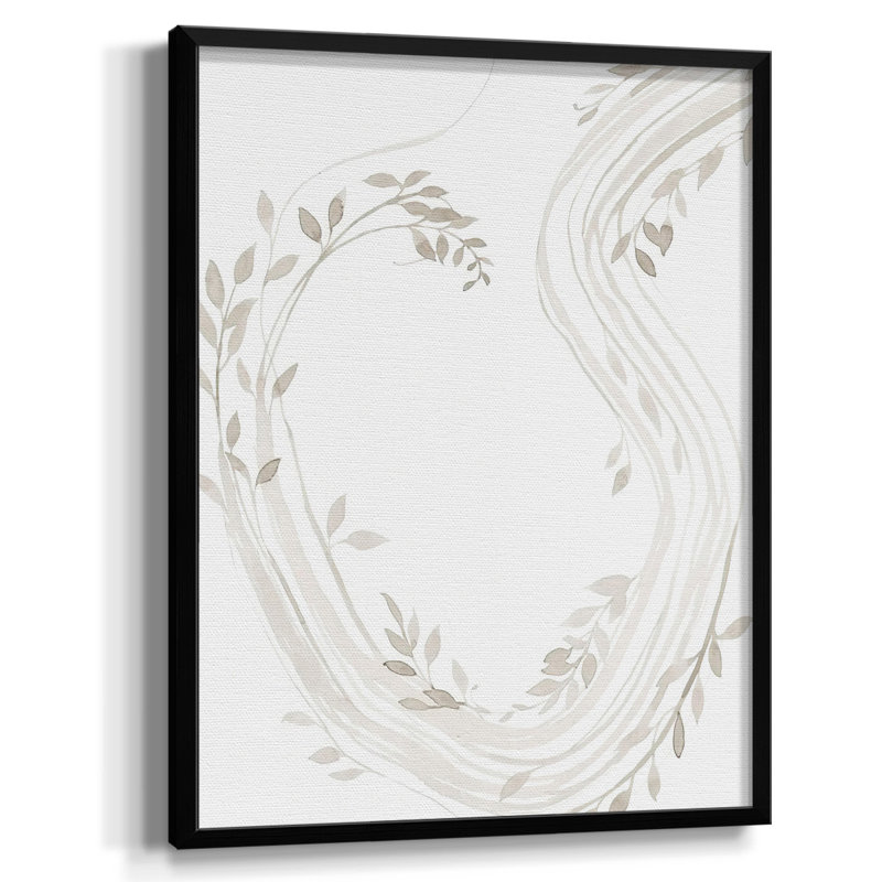 Impression encadrée, Pas de tapis, Toile encadrée noire