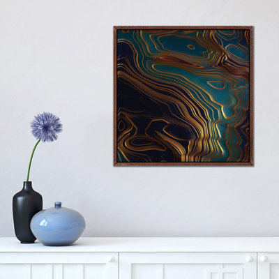 Peacock Ocean - Print on Canvas