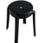 De 6 tabourets colorés, en plastique, poids de 25,5 lb, polyvalent pour différentes occasions, sièges empilables, multicolore, structure, siège d'une hauteur de 16,9 po, largeur de 10,6 po, peu encombrant