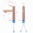 Modern 2-in-1 Fountain Bathroom Faucet(Set of 2)-128613799