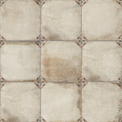 DAnticatto Décor Savona 9" x 9" Porcelain Patterned Wall & Floor Tile