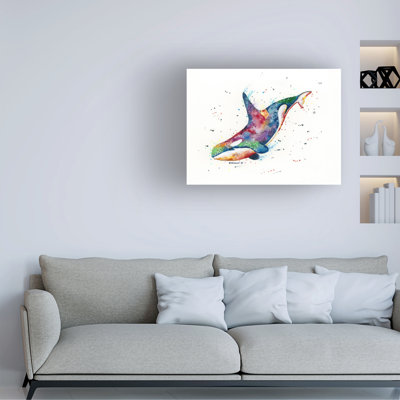 «Dave Bartholet Rainbow Orca», art sur toile