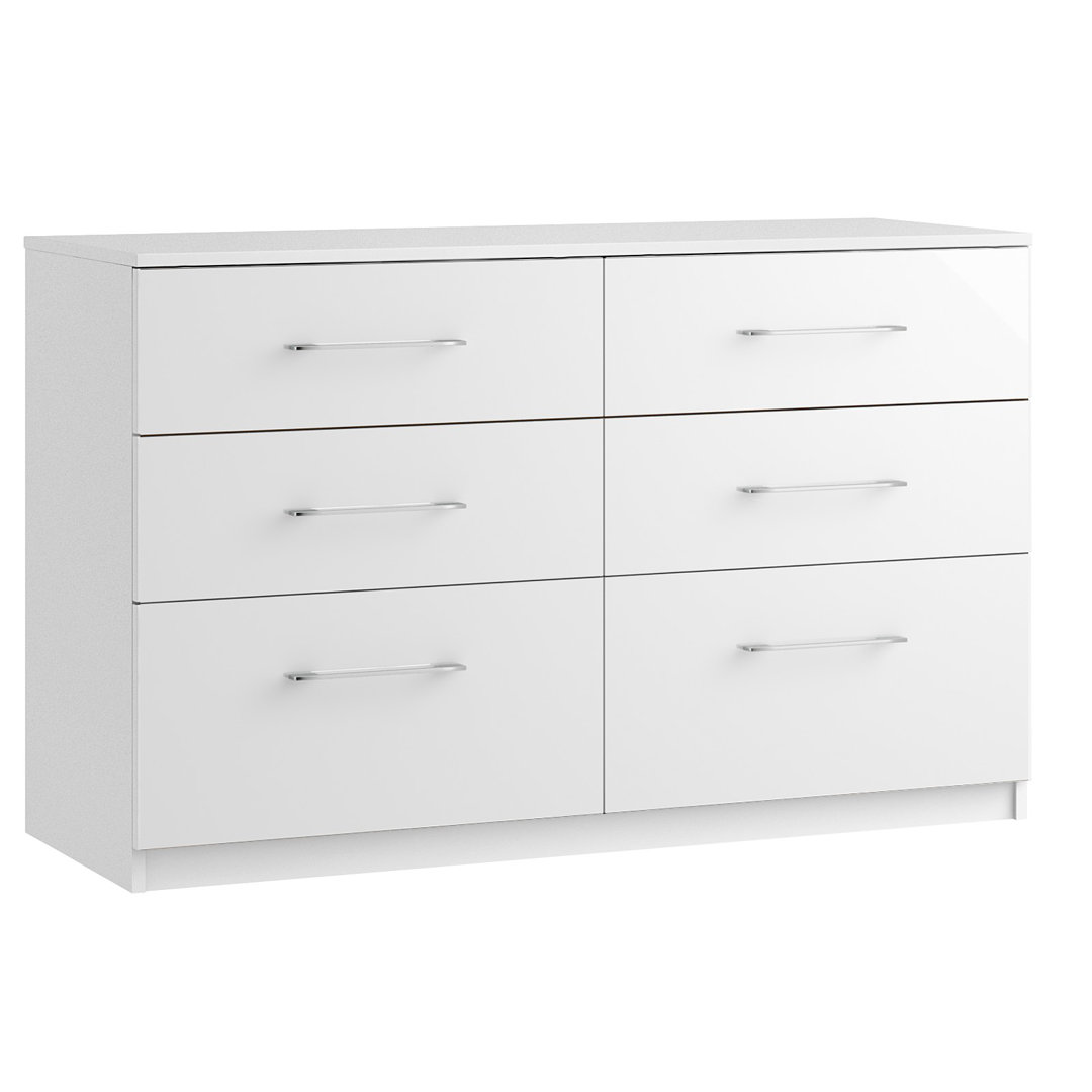 Romford 6 Drawer Double Dresser