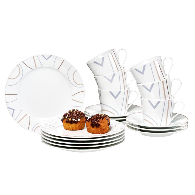 Piece Porcelain Dinnerware Set - Service for 6