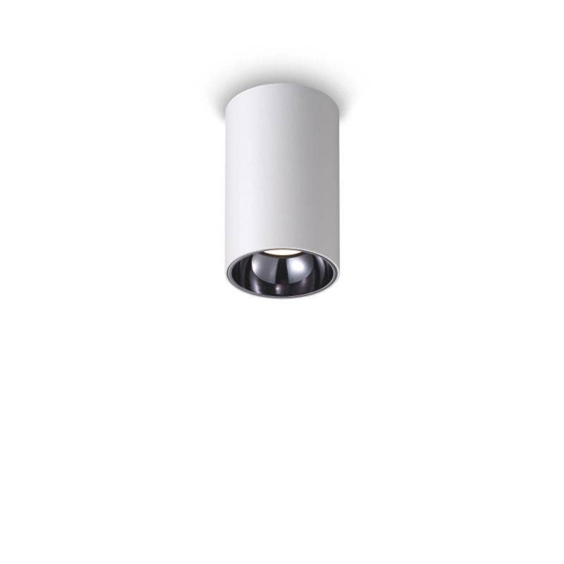UltraBeam White Round Surface Mounted Ceiling Downlight, 12cm H x 7.3cm W x 12cm D