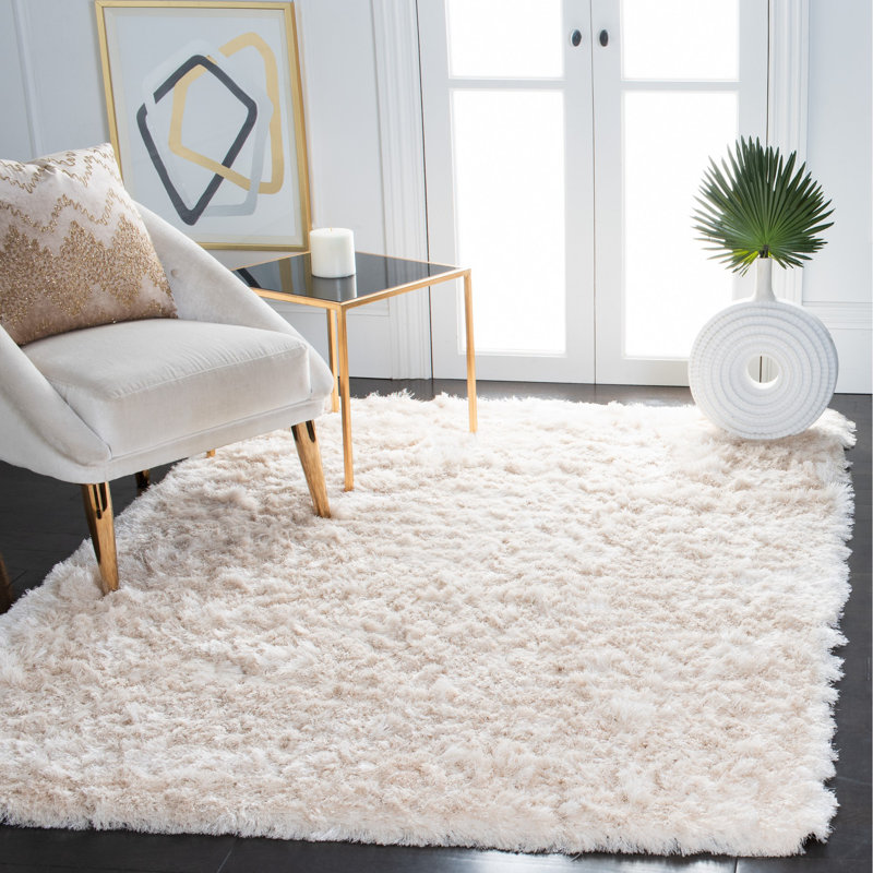 Chamira Shag Hand Tufted Performance Abstract Rug, Rectangle 8'6" x 12'