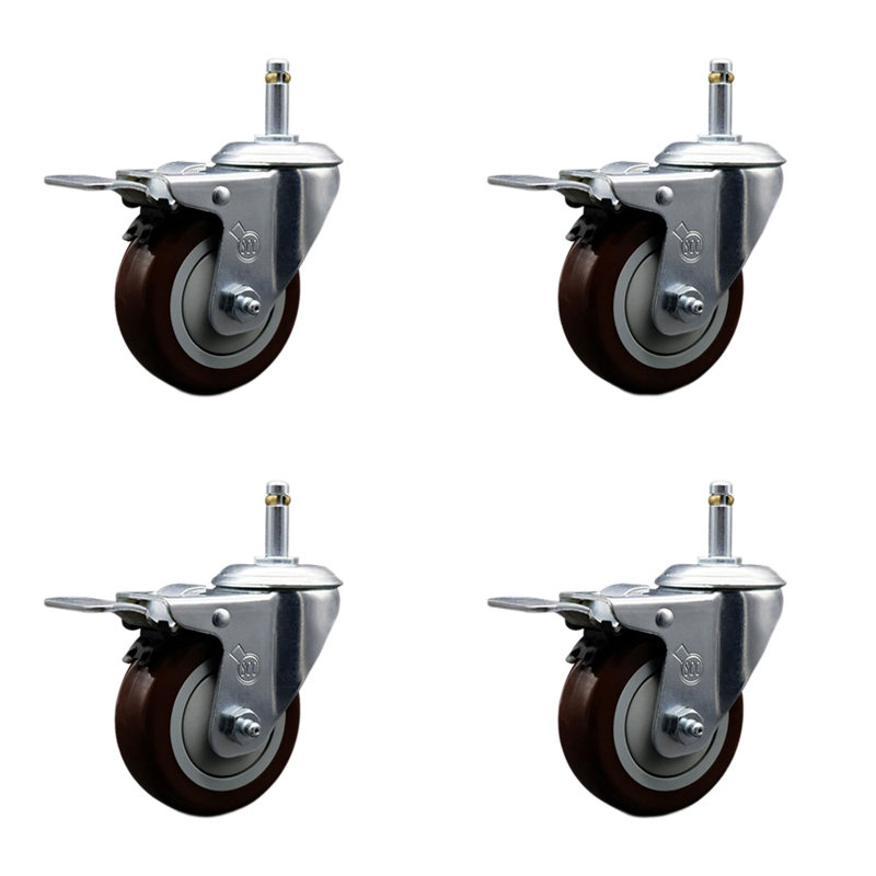 Roulettes pivotantes, Marron