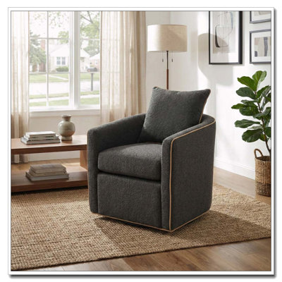 Fauteuil pivotant rembourré Fauteuil club
