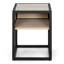 40cm W Steel Bedside Table-1209073764