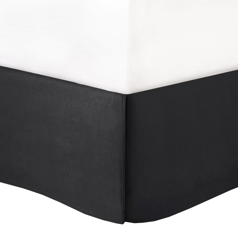 Édredon 12 pièces, double, noir avec draps en coton - Ensemble de sommeil élégant pour chambre à coucher moderne pleine grandeur