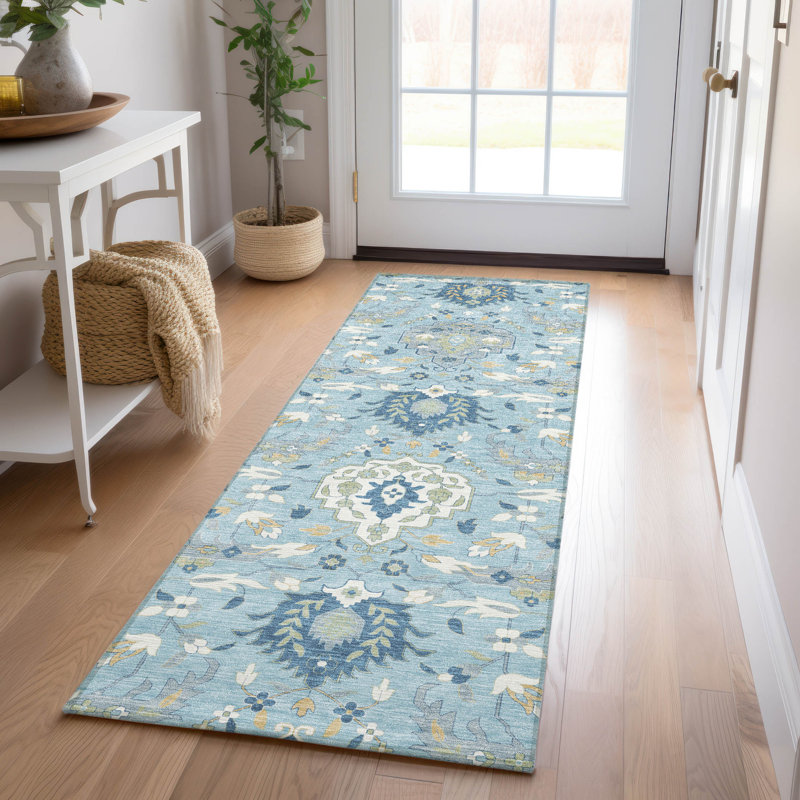  Machine Washable Indoor/Outdoor Chantille ACN1026 Rug, Runner 2'3" x 7'6"