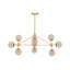 Anselma 10 - Light Gold Pendant
