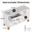 Commode double 6 tiroirs en blanc-134116606