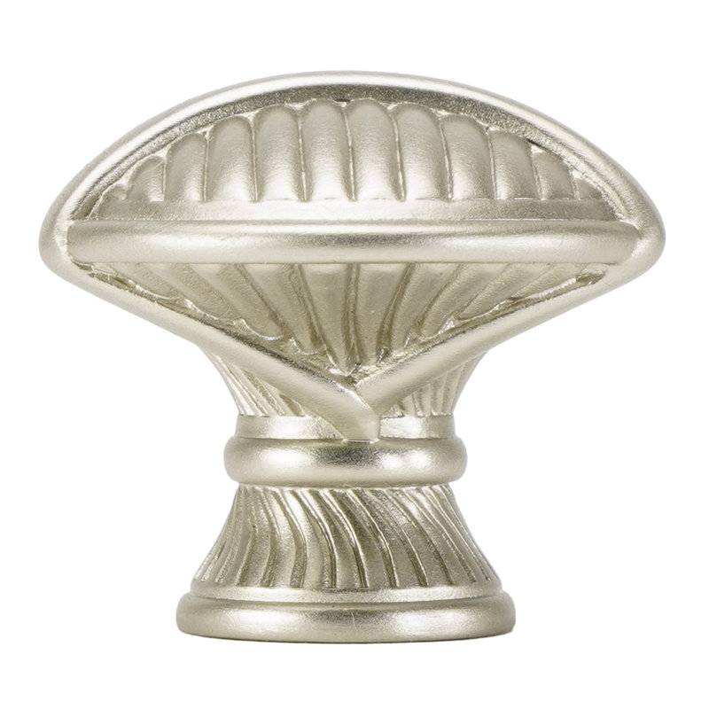 EDGAR BEREBI WESTPORT KNOB IN SATIN NICKEL PLATE