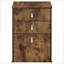 Classeur à 3 tiroirs classeur antique avec rangement format lettre | Ferme rustique | Bureau