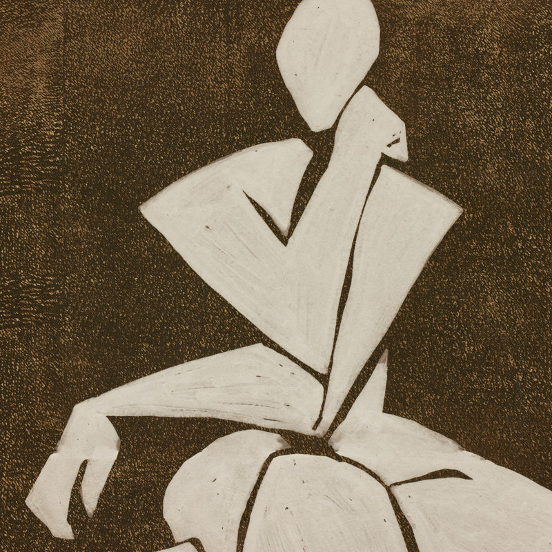 Ponder Diptych Set by Coup D'esprit Coup D'esprit, 32" H x 48" W x 2.5" D